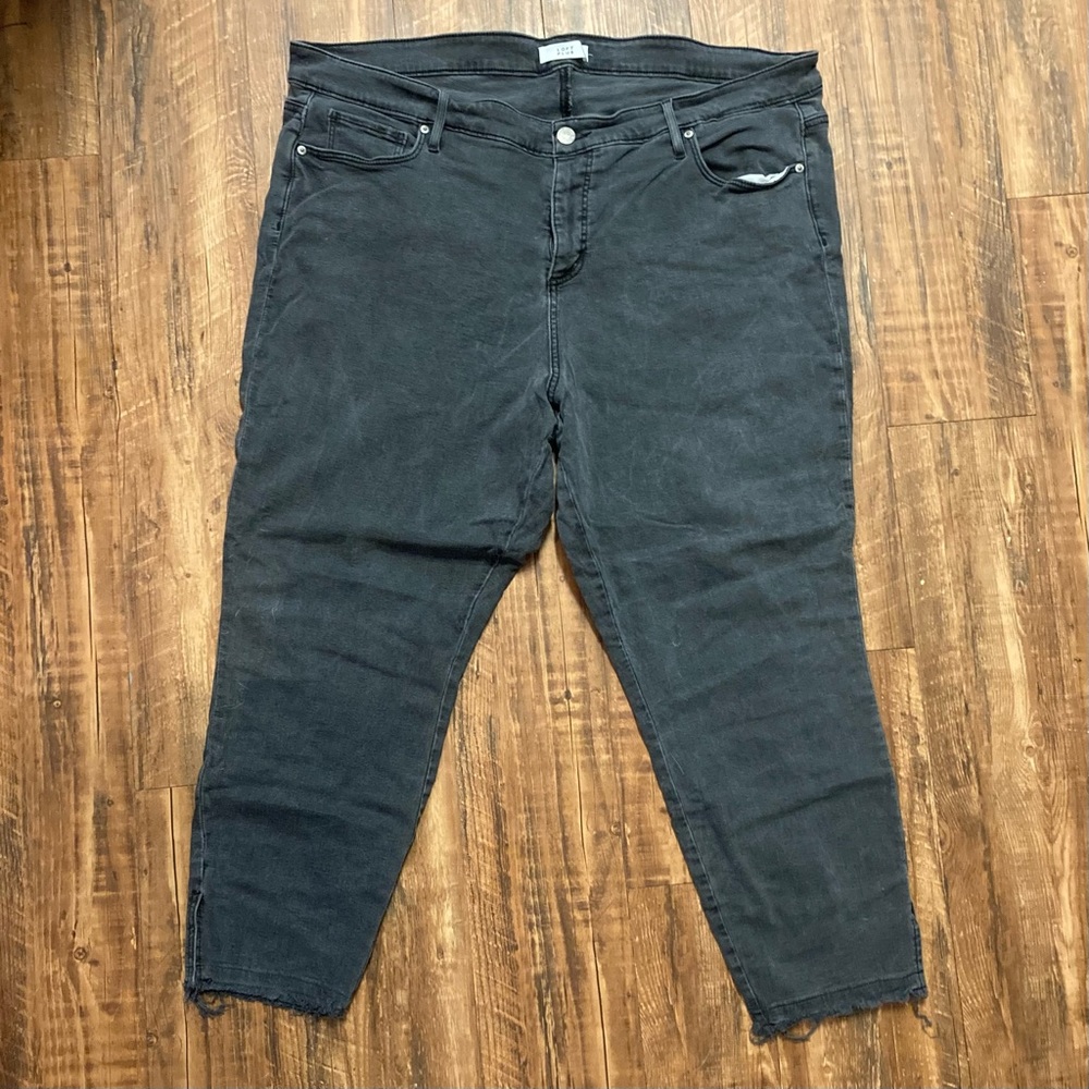 Loft Plus Size 22 Modern Skinny Black Jeans